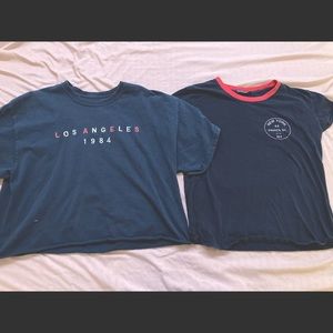 2 shirts both from pac sun for $15